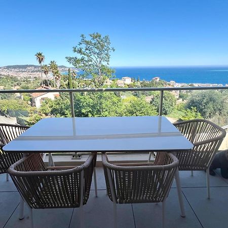Panoramic Sea View Appartment Blue Pearl Nice Exteriör bild