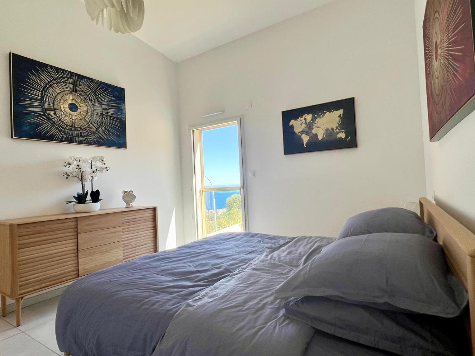 Panoramic Sea View Appartment Blue Pearl Nice Exteriör bild