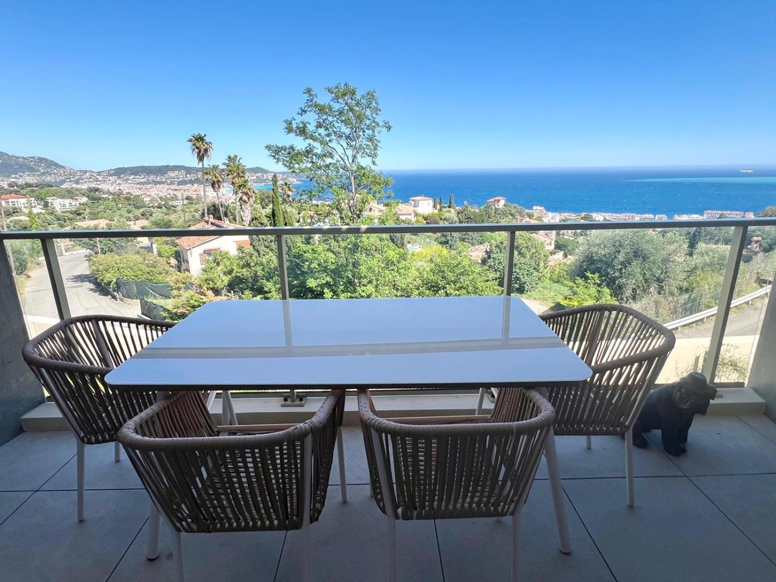 Panoramic Sea View Appartment Blue Pearl Nice Exteriör bild